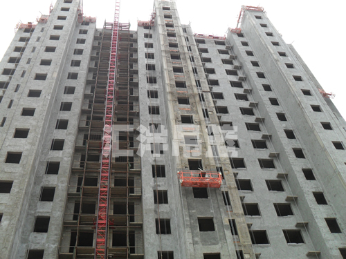 匯洋吊籃施工現場